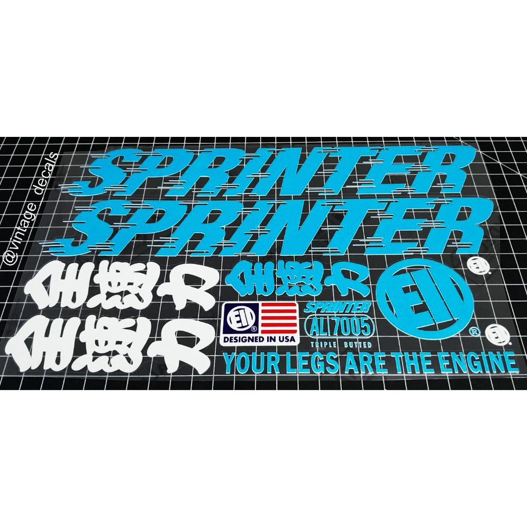 sticker decals replacement ENGINE11 sprinter