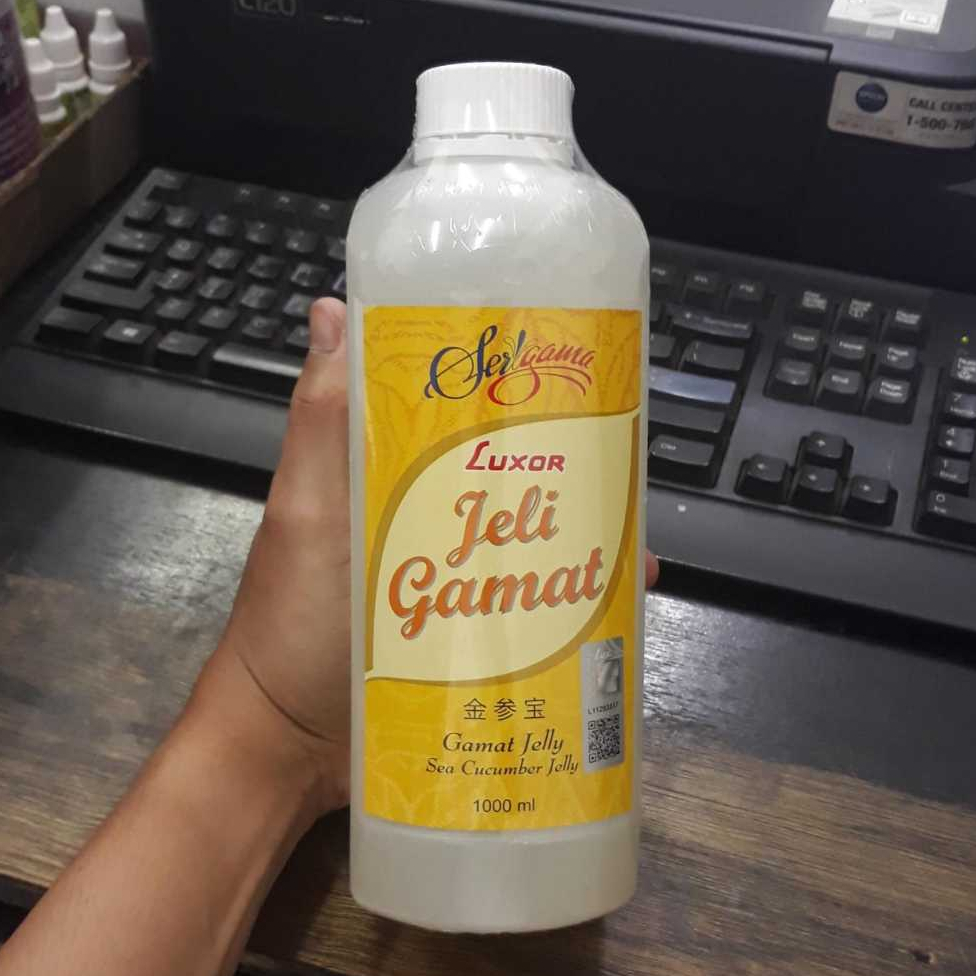 LUXOR Jelly Gamat Asli - ORIGINAL Teripang Emas / Jeli Gamat 1000ML