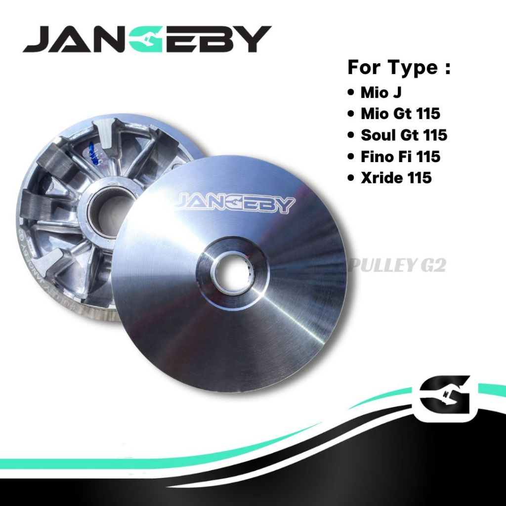 Pulley Custom Jangeby G2 Mio J Mio Gt Soul Gt 115 Fino Fi 115 Xride 115 - Jangeby Costum Pulley