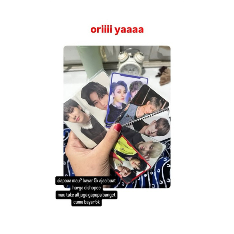 album photocard straykids season greetings box pc skz wayv