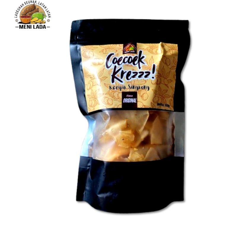 

Coecoek Krezzz! - Keripik Singkong Rasa Asin Seasin Air Mata isi 100gr