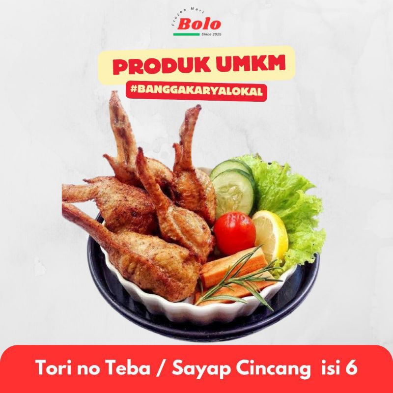 tori no teba / sayap ayam goreng ala hokben isi 6