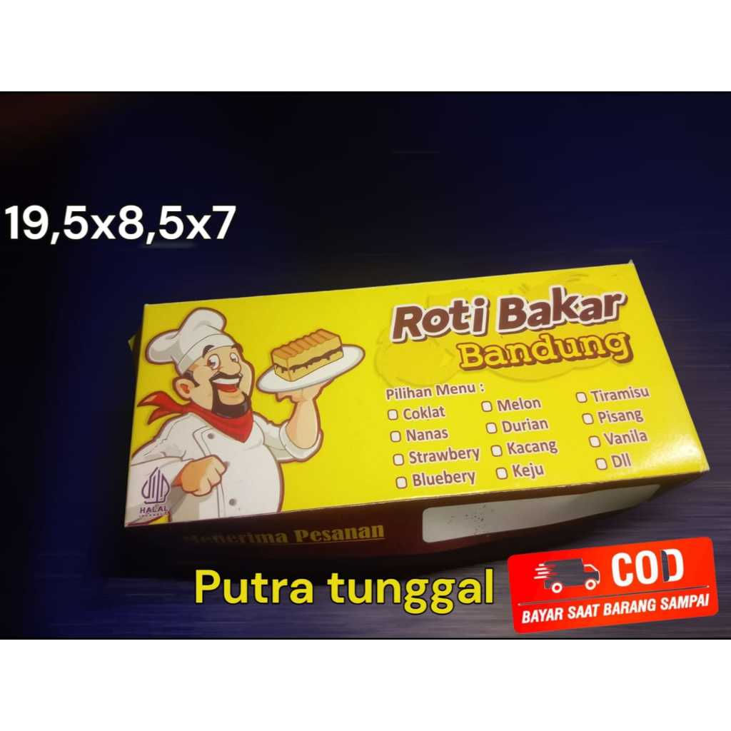 

dus roti bakar / kertas roti bakar