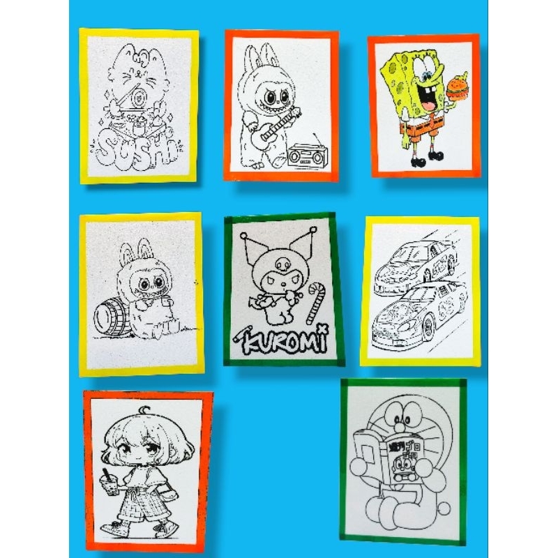 

LUKISAN ANAK STYROFOAM 1 SET UKURAN 30 x 40 CM
