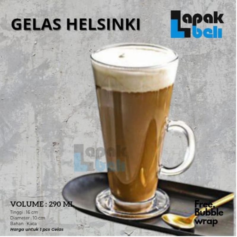 GELAS KACA CITINOVA HELSINKI 290 ML | GELAS KOPI | SHOT GLASS | GELAS MINUM KACA | CITINOVA HELSINKI