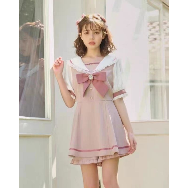 honeyL | Liz*lisa dupes sailor suit Japanese jirai kei ryousangata classic cute sweet sailor suit