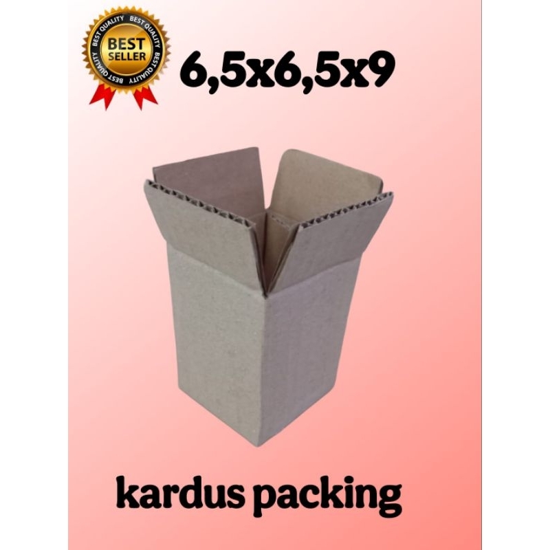 

kardus packing UK 6'5x6'5x9 kardus kecil