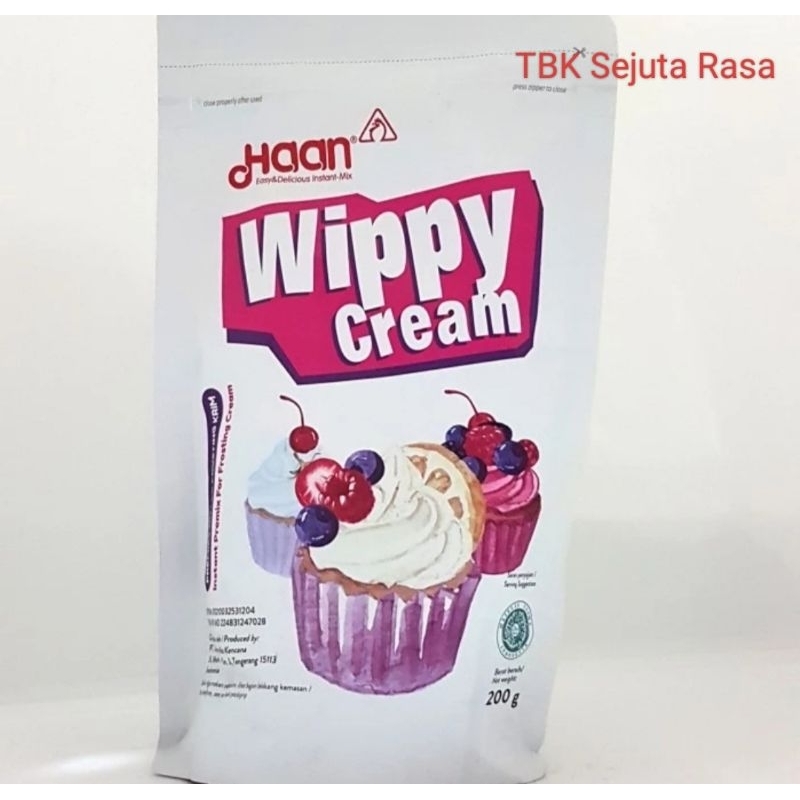 

Haan Wippy Cream 200gr