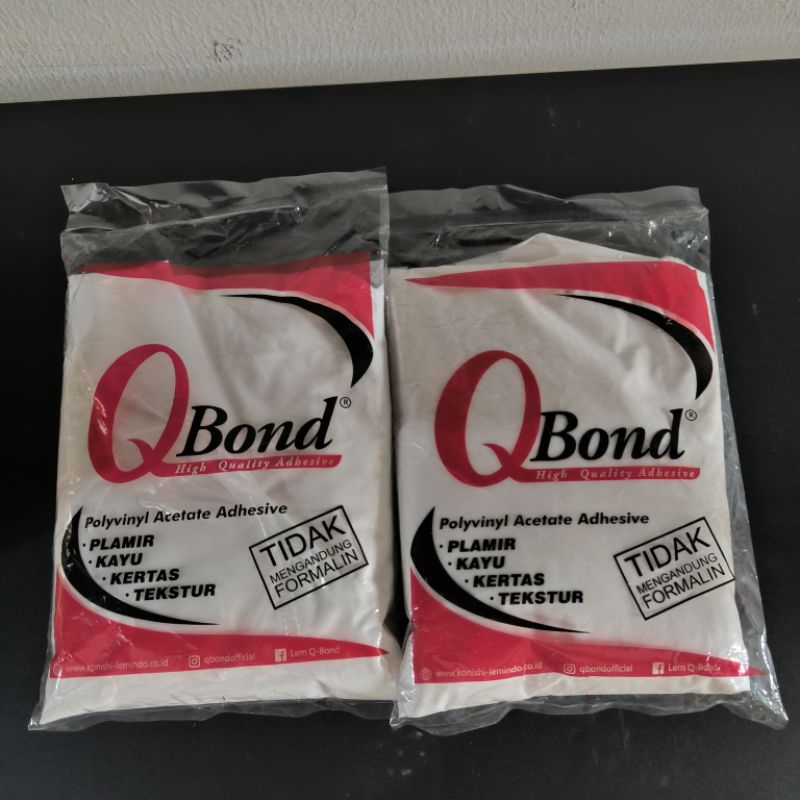 Lem Putih QBond lem kayu plamir Qbond 350 & 600 Gram