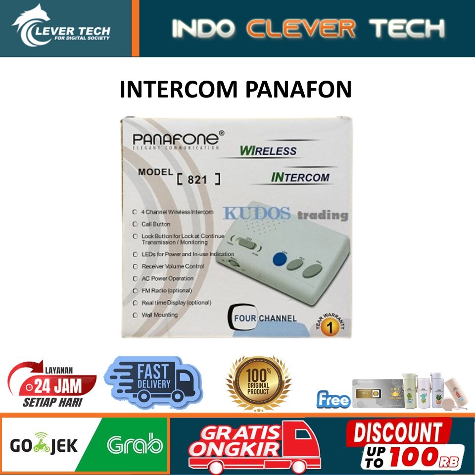 INTERCOM Wireless PANAFON | Perekam Suara Telepon Panafone