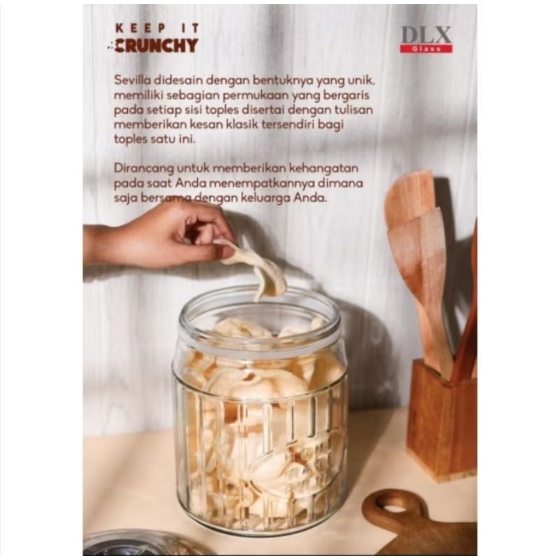 Toples Kerupuk DLx Kaca