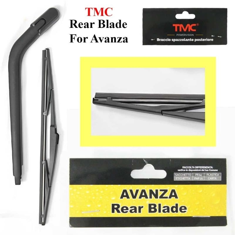 wiper belakang untuk Avanza lama + tangkai TMC 14"