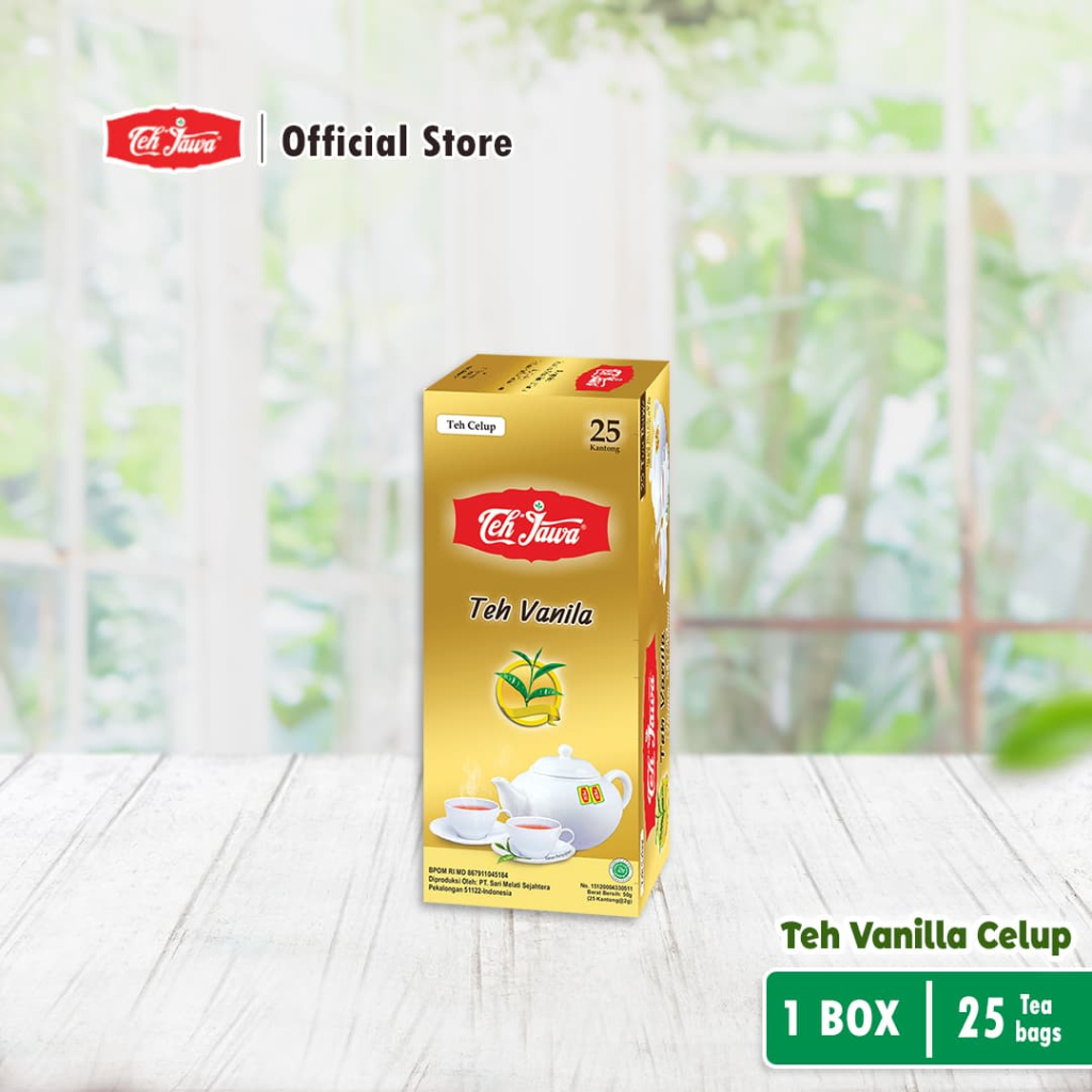 

Teh Jawa SBY Vanila Tea Celup isi 25 per Pack (isi 5 Pcs)