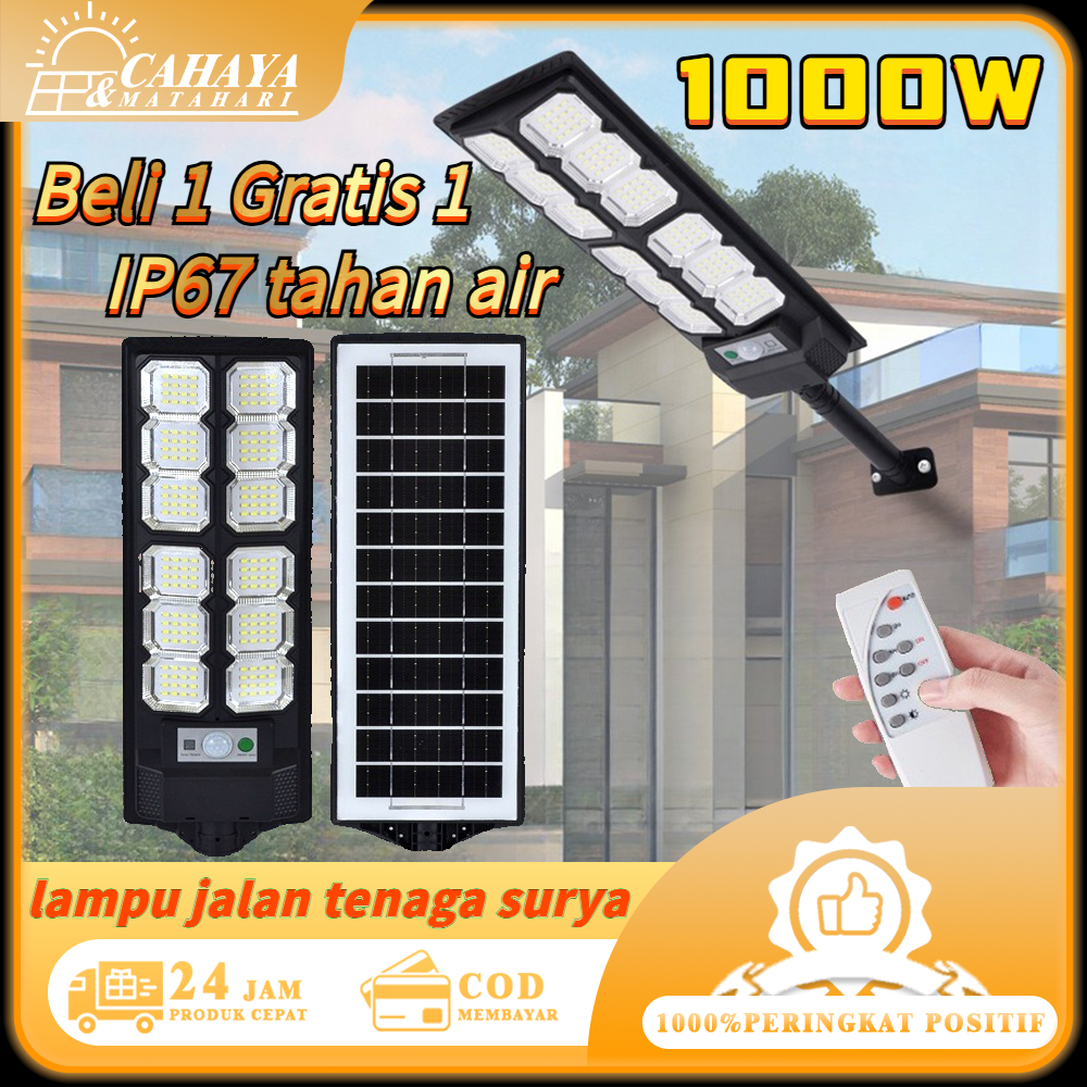 lampu tenaga surya outdoor lampu taman tenaga matahari Lampu Jalan Tenaga Surya Otomatis Sensor Gera