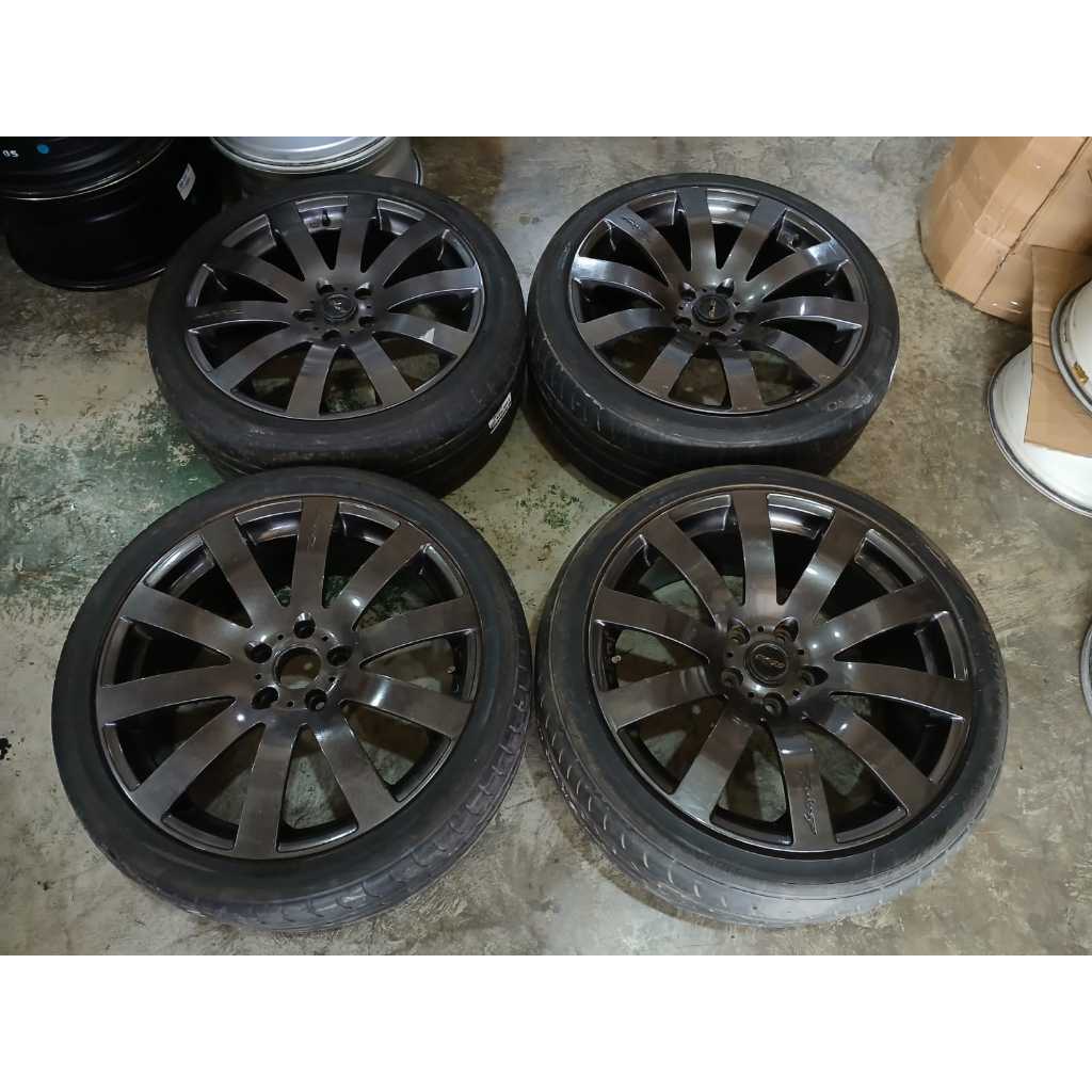 VELG MOBIL BEKAS RAYS R19 PCD 5X114 UNTUK CAMRY ACCORD CIVIC TEANA DLL