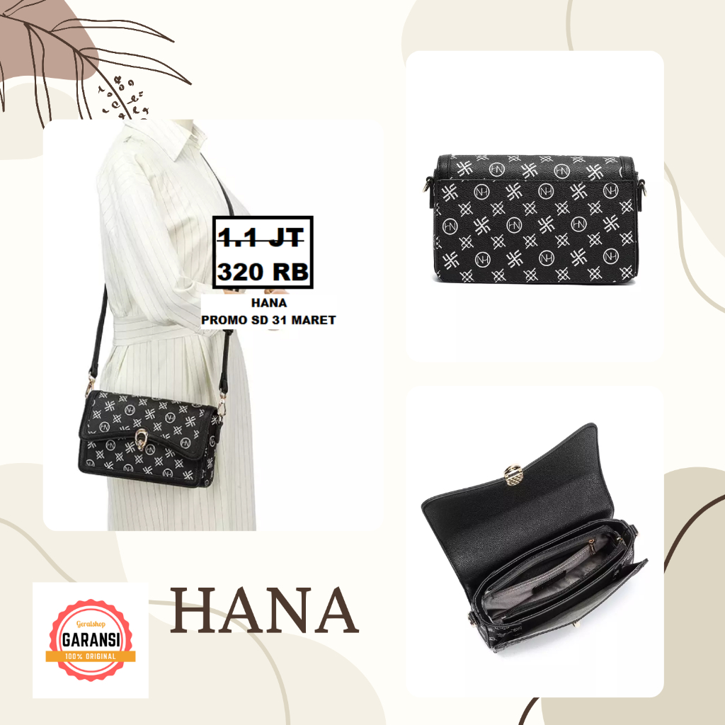 Tas HANA Wanita seri ADREA ORIGINAL SALE sling bag