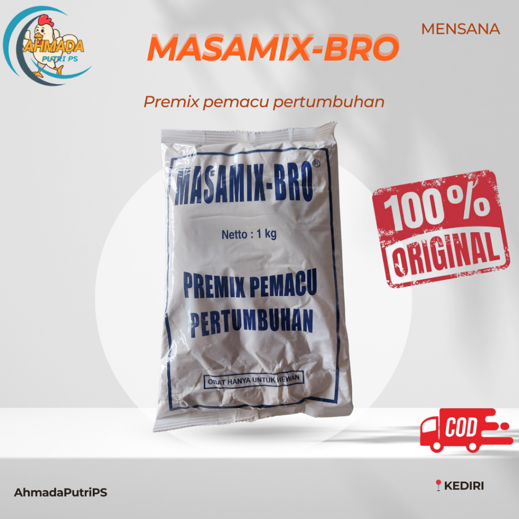 Masamix Bro Mensana | Premix Ayam Broiler & Pedaging | Pakan Ayam Daging