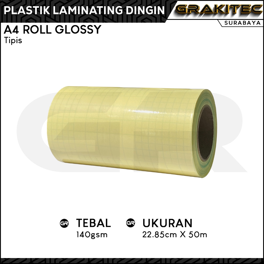 Plastik Laminasi Dingin ROLL A4 50 METER DOFF & GLOSSY