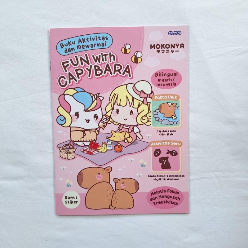 Mokonya Activity Book L Adinata / Buku Aktifitas / Buku Mewarnai / Buku Anak / Buku Edukasi