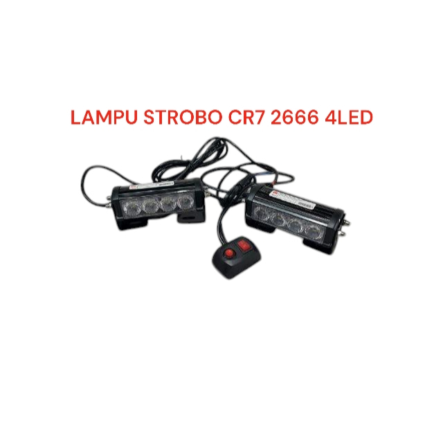 LAMPU STROBO CR7 2666 4LED