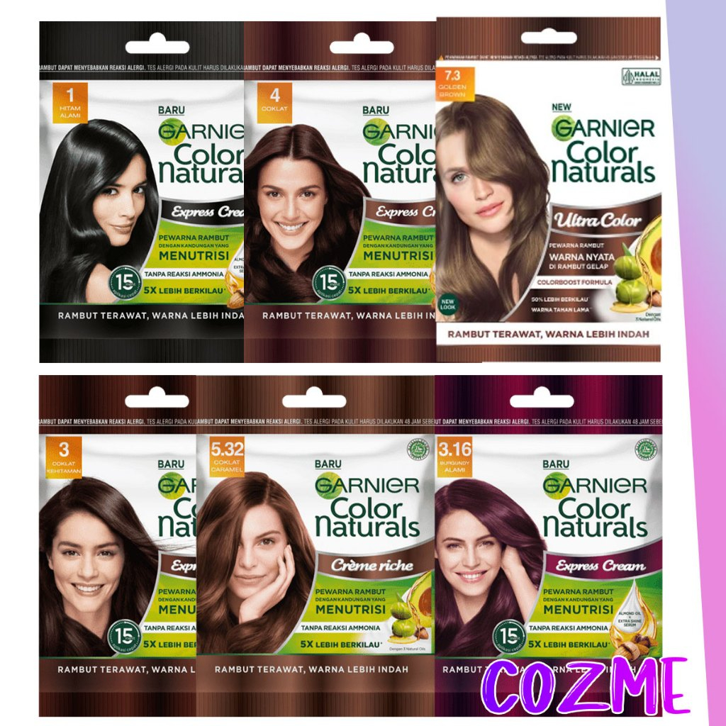 GARNIER Color Naturals Hair Color | Pewarna Rambut Tanpa Ammonia
