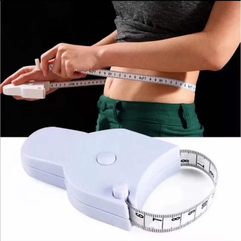 Meteran badan 150cm meteran gulung serbaguna meteran kain gulung meteran gulung otomatis