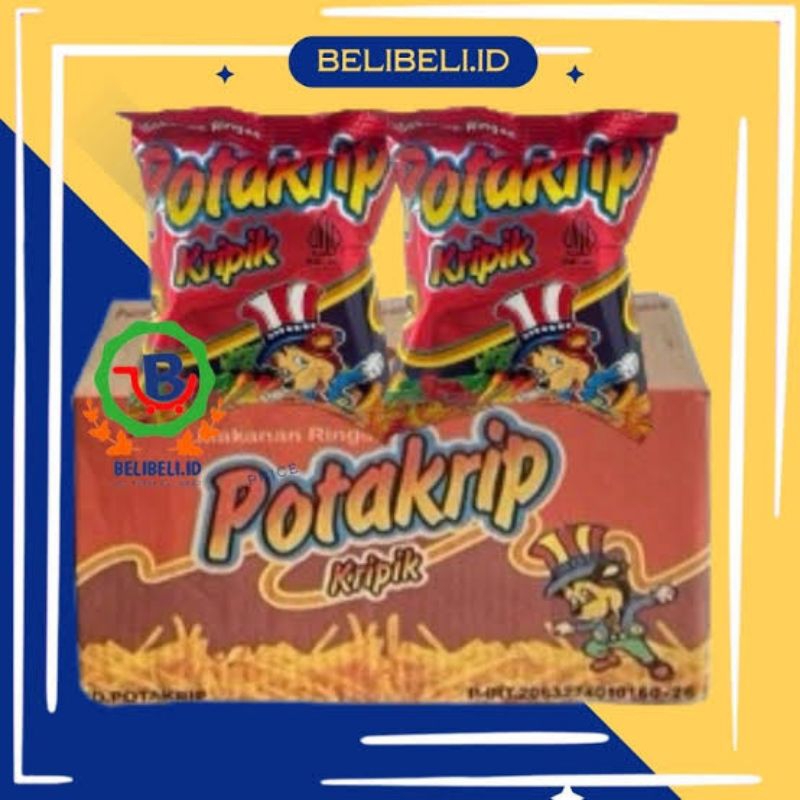 

SNACK JADUL POTAKRIP ECER 500 1 DUS ISI 40 PCS