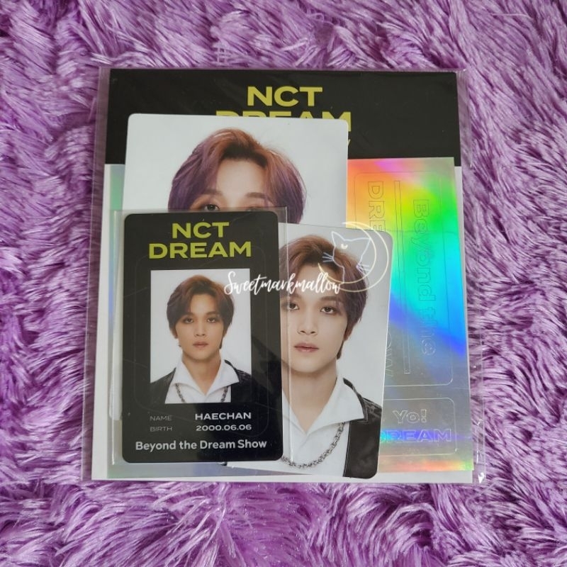 WTS HAECHAN NCT DREAM ID CARD BEYOND LIVE 2020 FULLSET