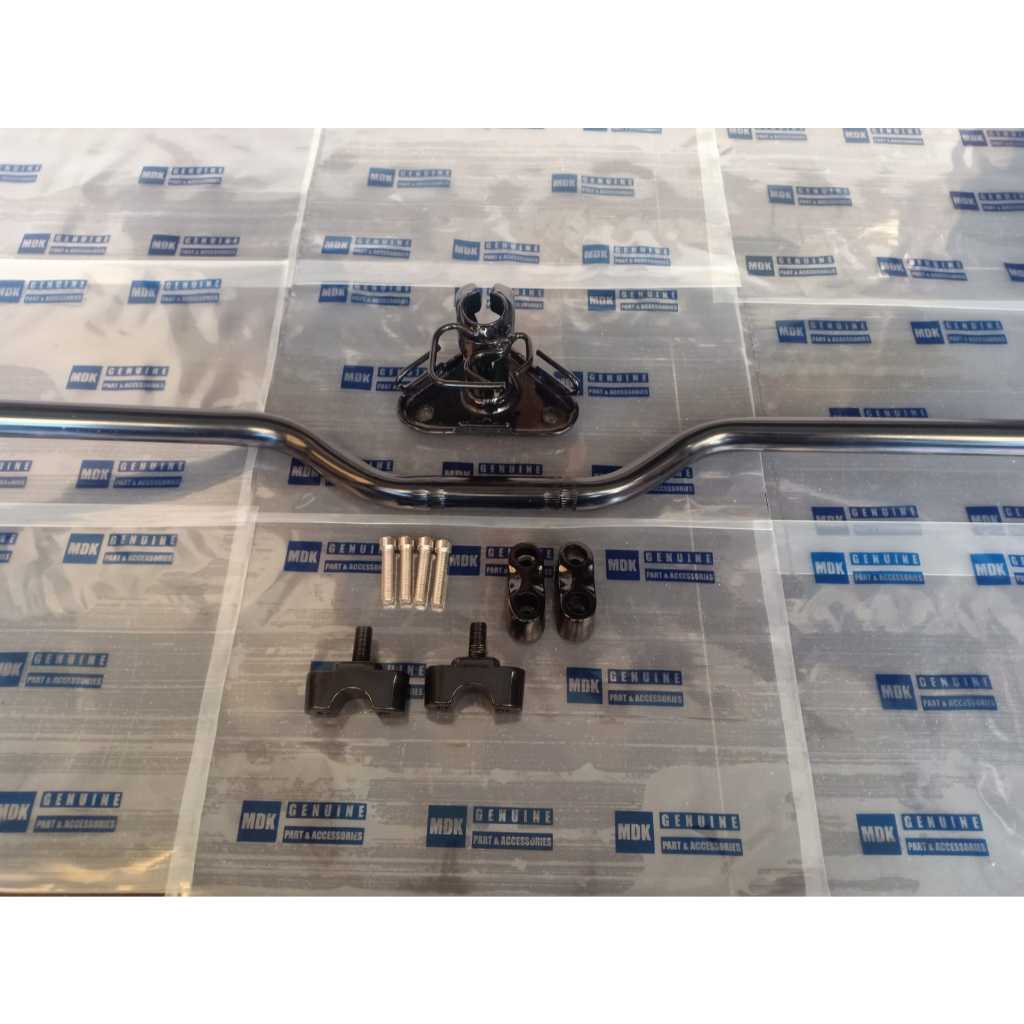 Stang Stir X-ride + Dudukan Stang X-ride + Raiser X-ride + Kleman X ride + Baut 4pcs