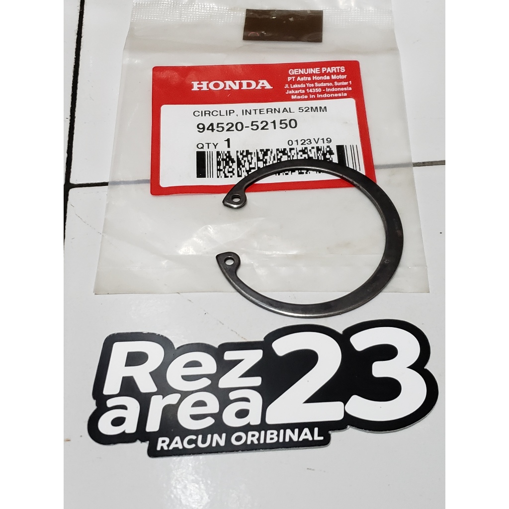 Kancing klem circlip internal 52mm seal kruk as kiri honda vario 110 karbu fi esp beat karbu fi esp 