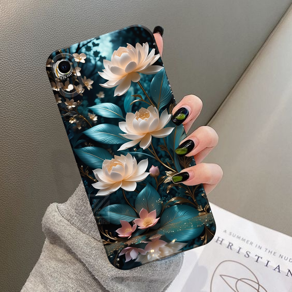 Softcase Hp Iphone Xr Fashion Case Bunga Case Iphone Xr Silikon Tpu Pro Camera Kesing Iphone Xr Cove