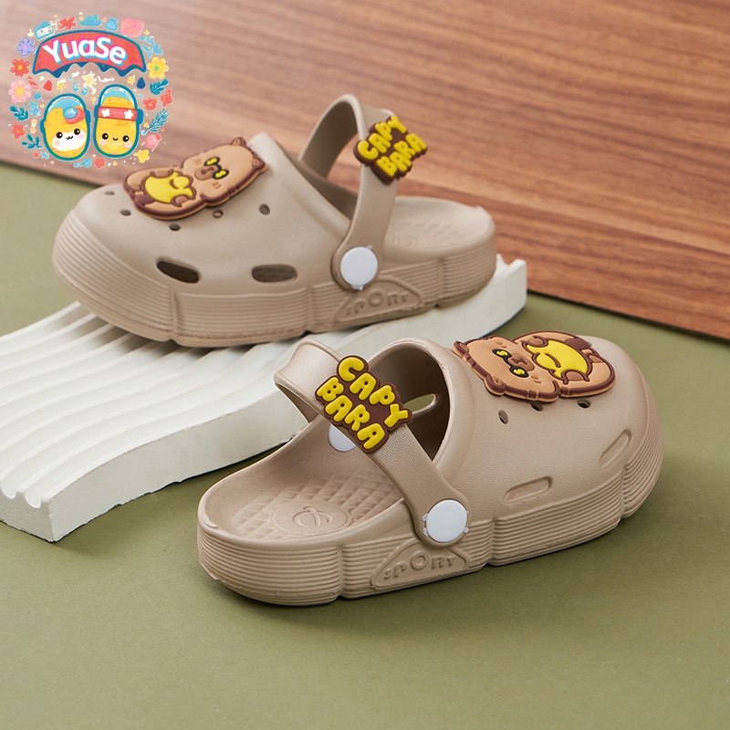 Yua Se 2025 Bara Sandal Anak Laki-Laki Kids Model Tali Belakang Karakter Luar Angkasa Lucu
