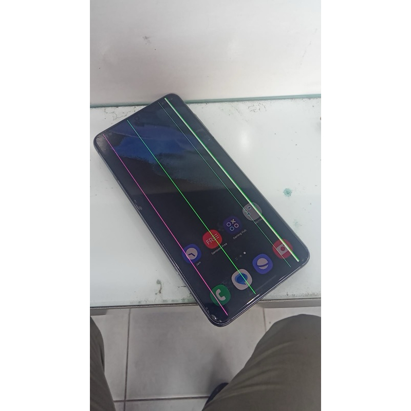 LCD copotan Samsung S21 5G minus garis