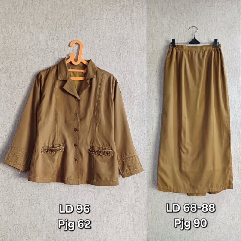 [PRELOVED] set dinas pns wanita