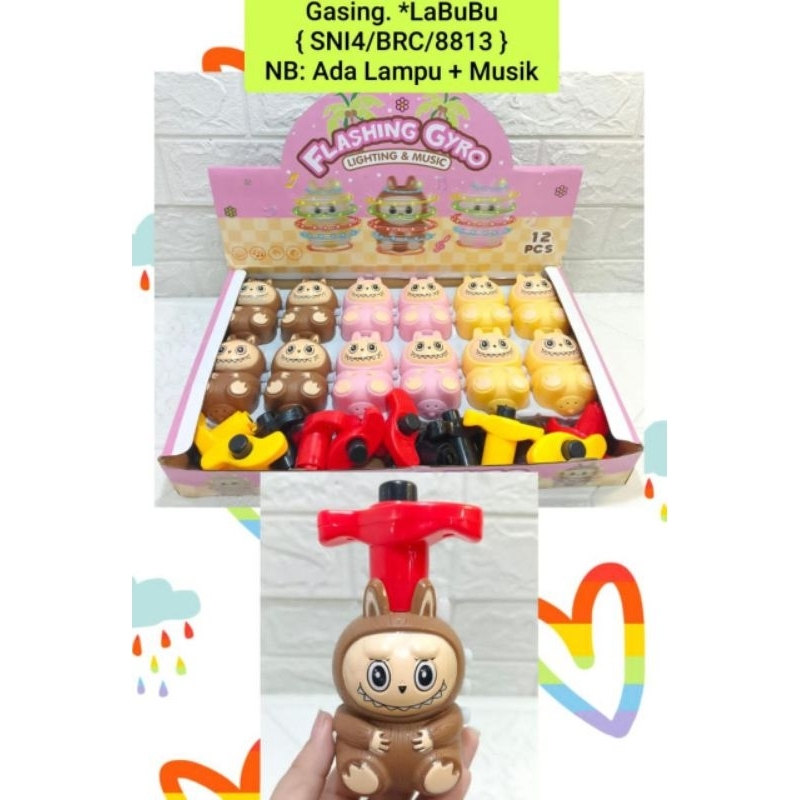 Gasing Lampu Musik Labubu