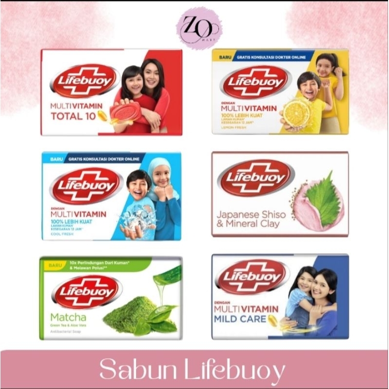 Sabun Lifebuoy - Sabun Batang Lifebuoy 70 Gr, 100 Gr
