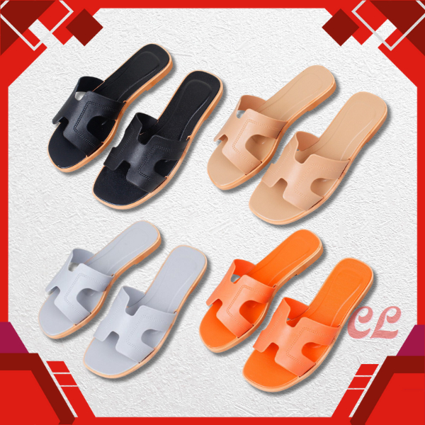 Sandal Slip Jelly Flat H Sendal Tipis Selop Import Fashion Wanita