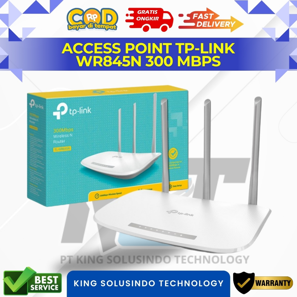 TP-Link WR845N Access Point Router 300 Mbps