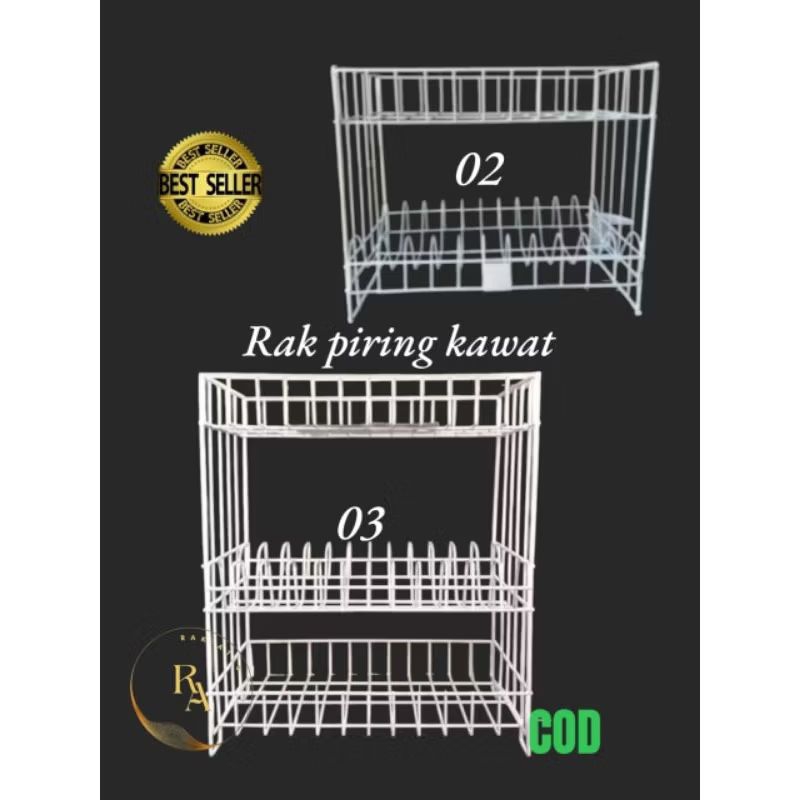 RAK PIRING KAWAT RPK 3 TINGKAT/RAK PIRING KAWAT 3 SUSUN RPK/ RAK kawat 3 Tingkat/RPK/Rak anti karat