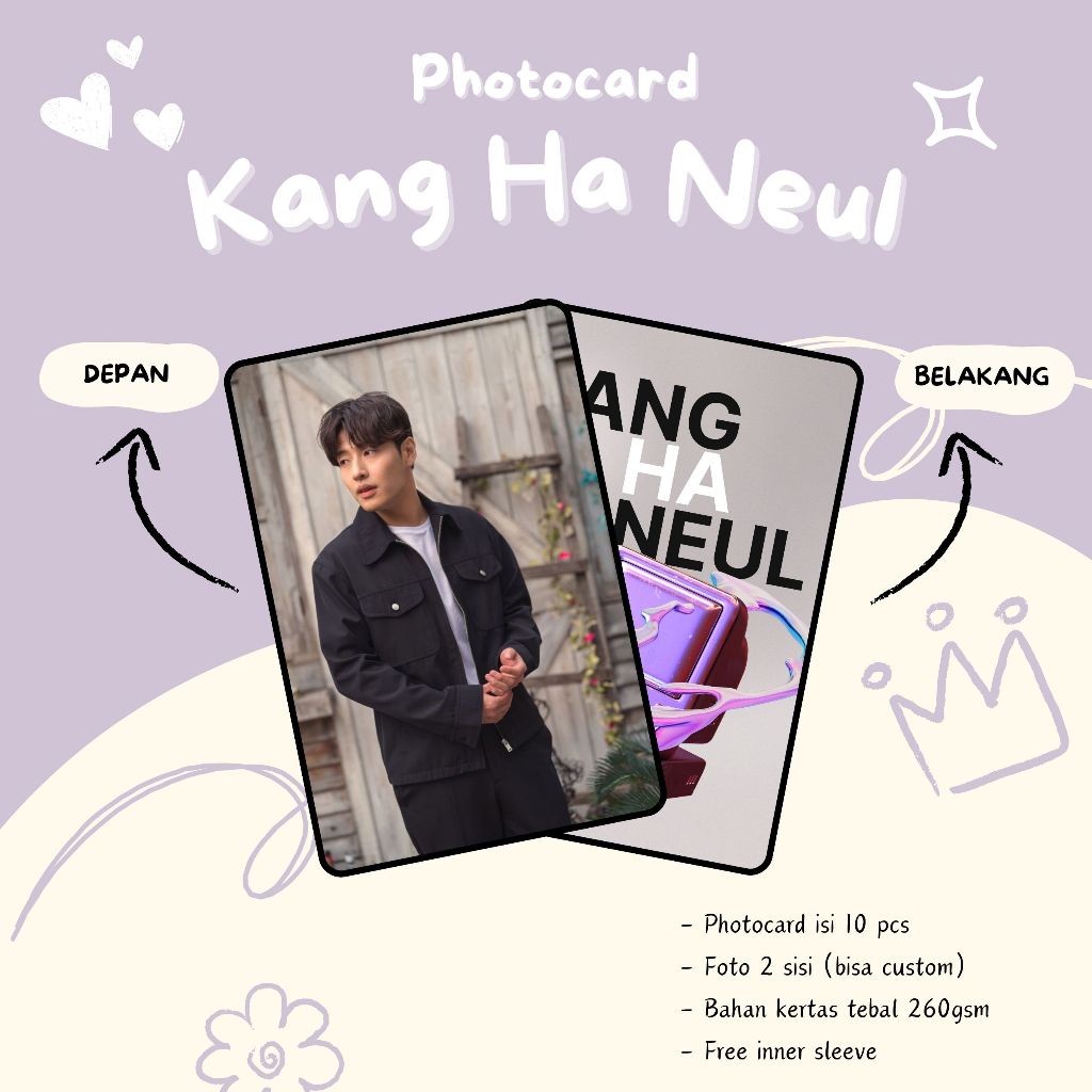 (10 PCS) PHOTOCARDS KANG HA NEUL