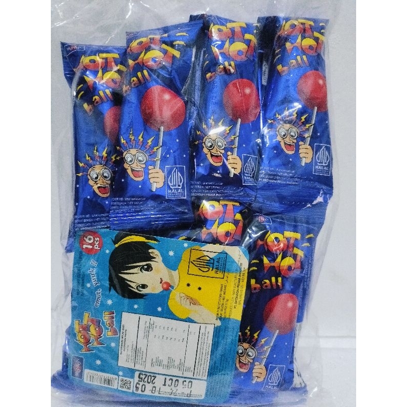 

Permen Hot Hot Ball isi 16pcsx7gr