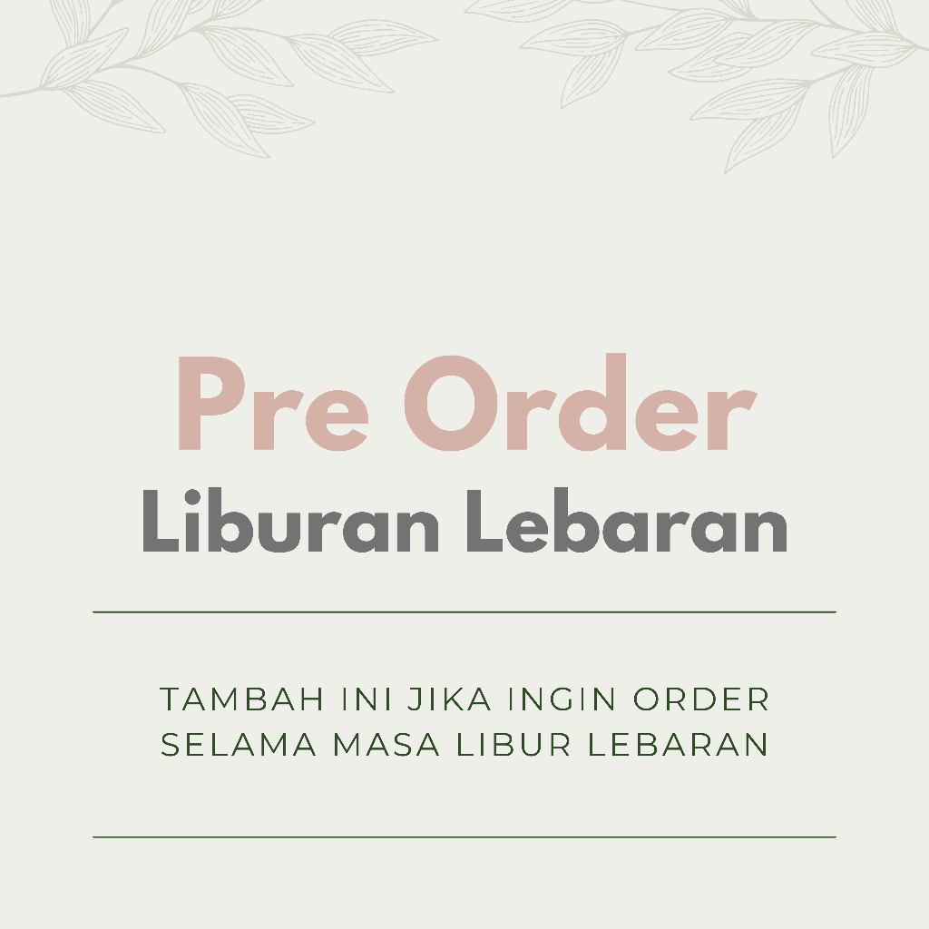

Legacy8 - Pre Order Libur Lebaran Untuk Stiker & Hangtag