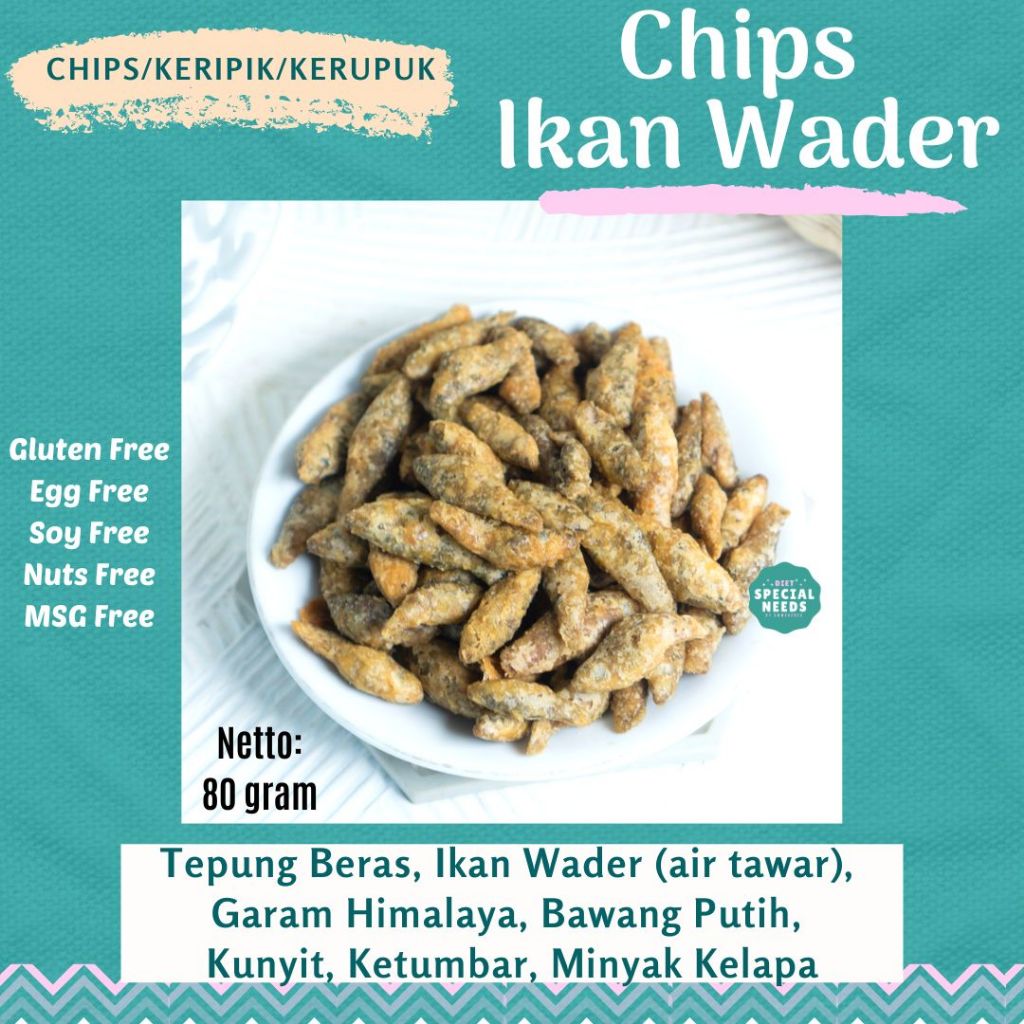 

Keripik Ikan Wader Non MSG - Diet Special Needs