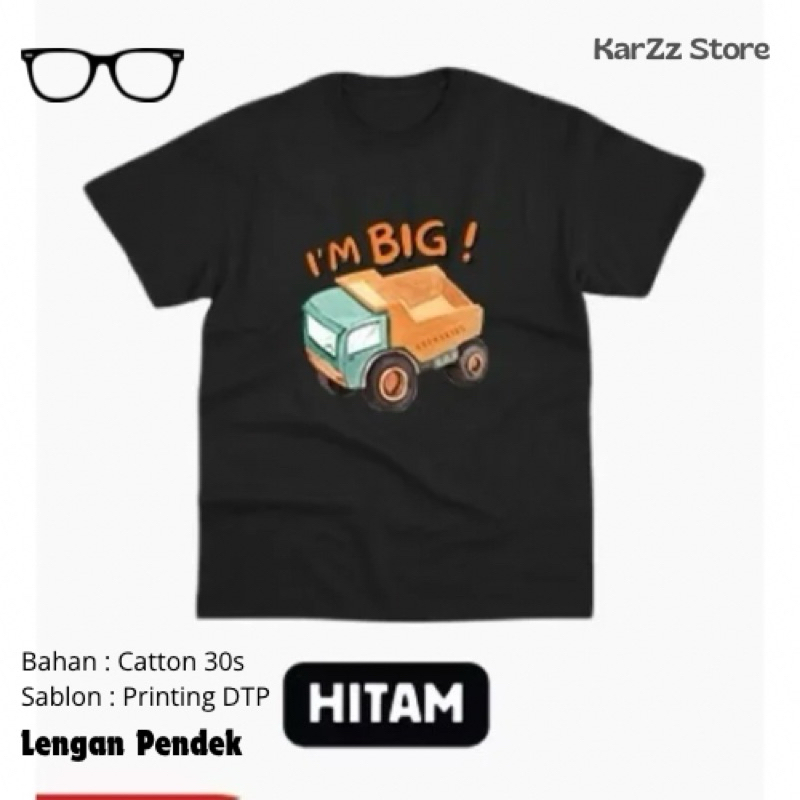 KAOS ANAK |JUNIOR| MOTIF EXCAVATOR XC12