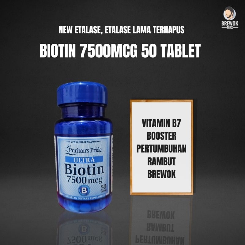 Biotin 7500mcg 50 tab