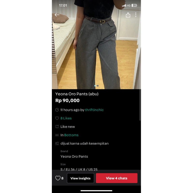 Famme Oro Pants preloved