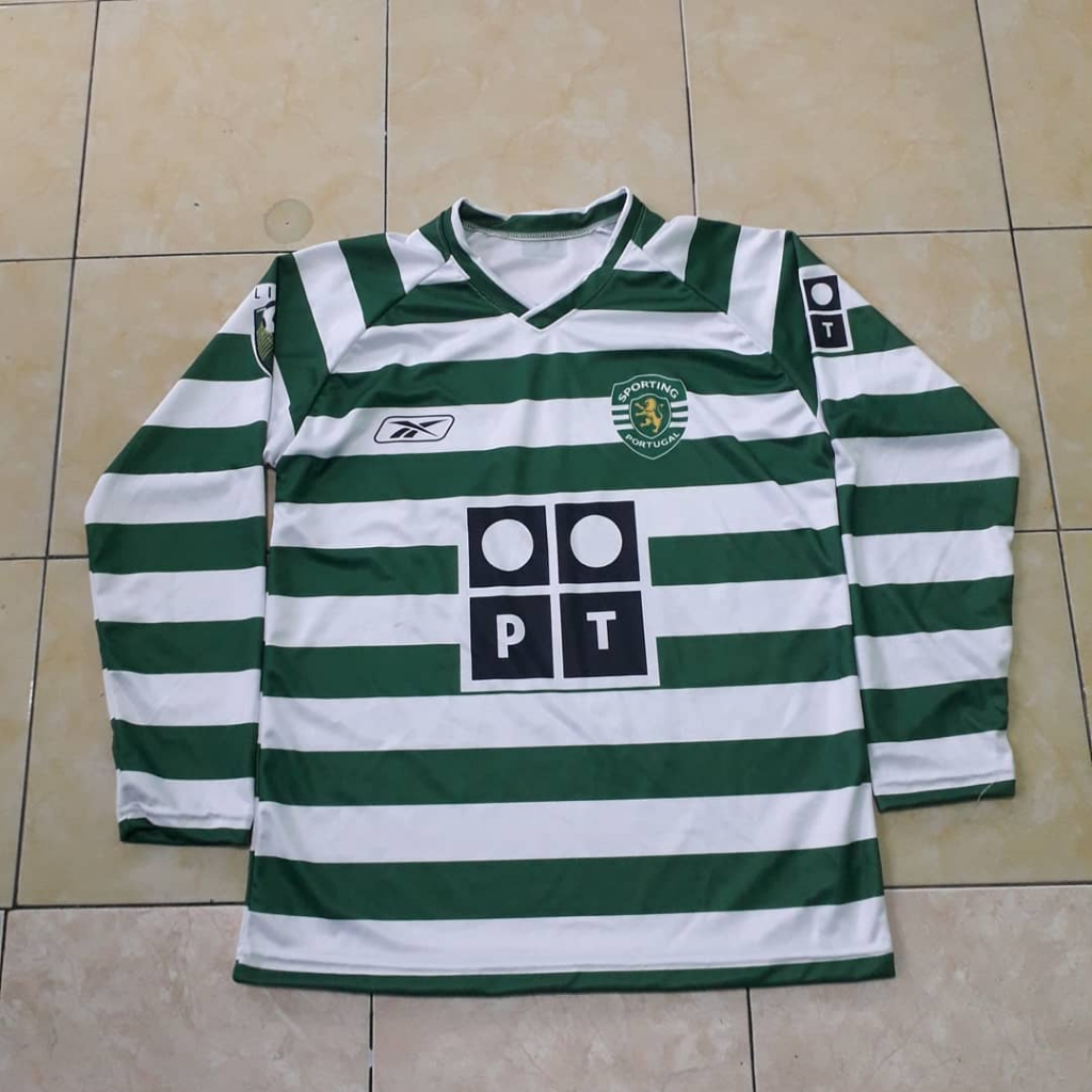Jersey Bola Retro Sporting 2001 2002