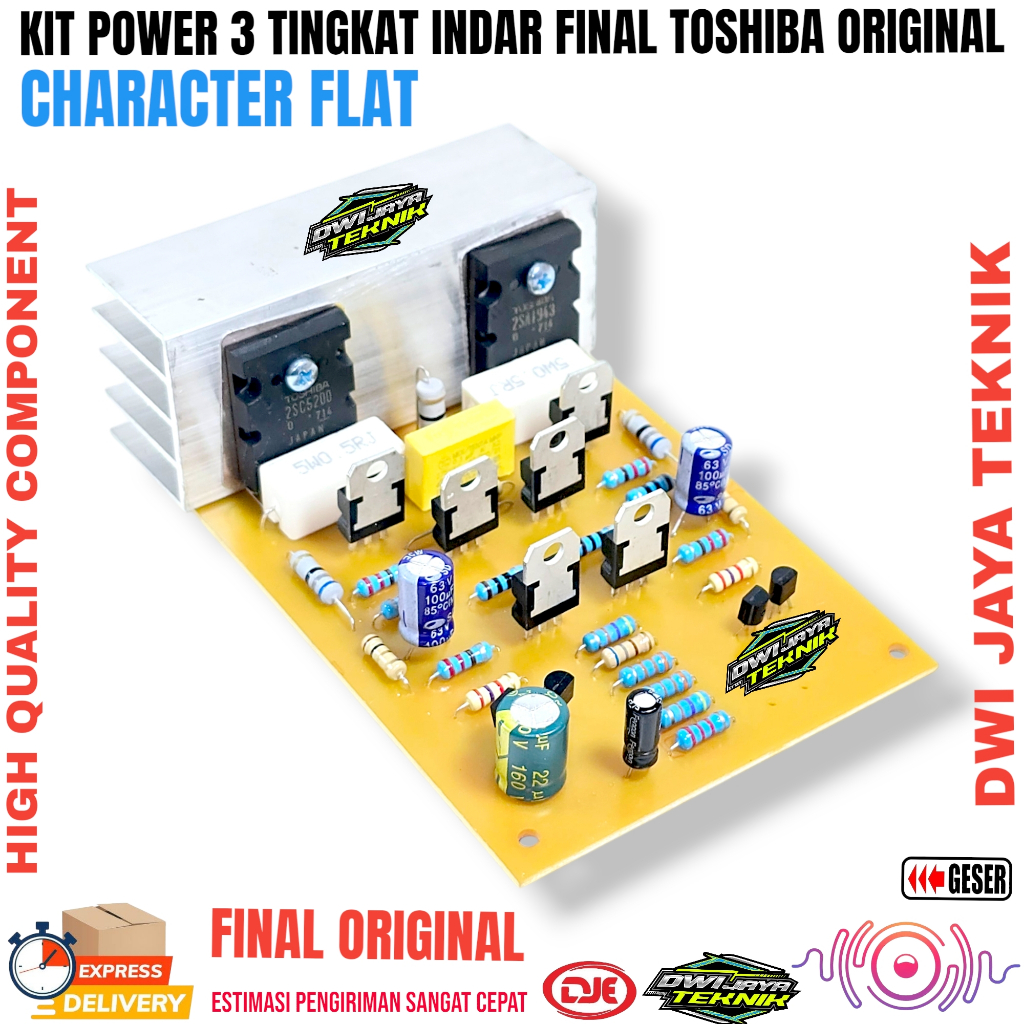 Power INDAR 3 Tingkat Final Original Toshiba 5200