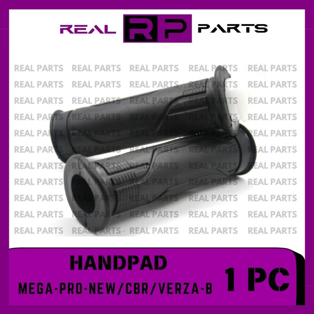REAL-PARTS/HANDGRIP/HANDPAD/HANDLE/GRIP/HANDFAT/GRIPGAS/KARET/STANG/MOTOR/HONDA/MEGA-PRO-NEW/CBR/VER