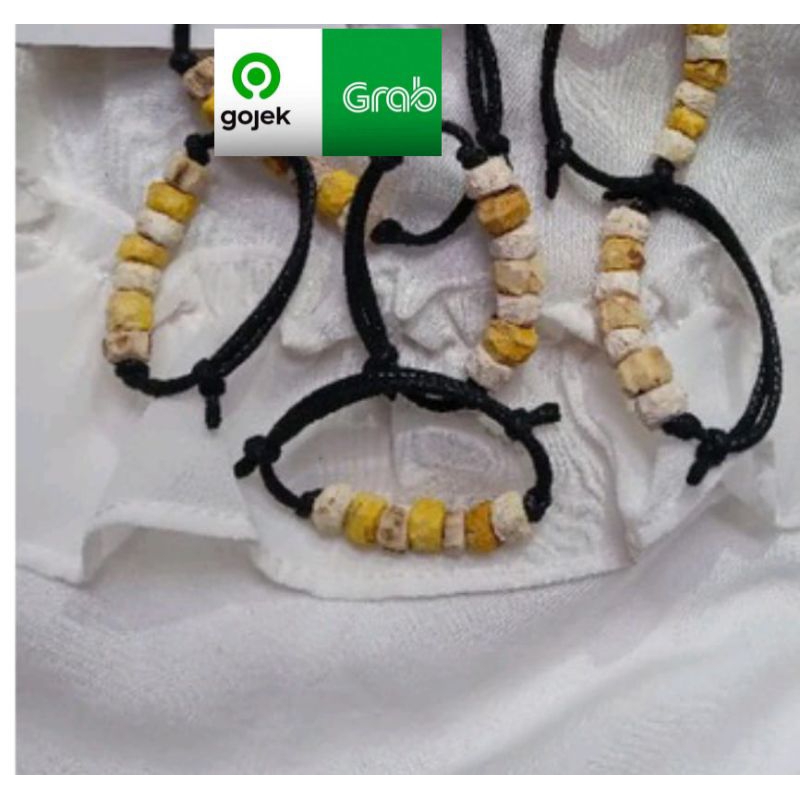gelang tali delingo bangle 7 butir / gelang kariango / gelang tolak sawan/ gelang sambetan gelang ba
